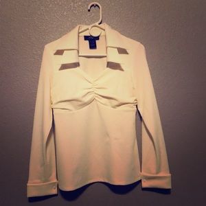 White Midnight Velvet Blouse